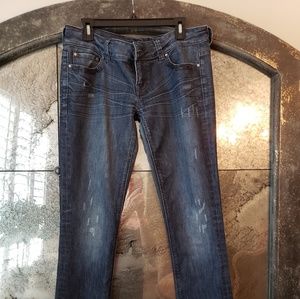 Buffalo slightly distressed denim jeans